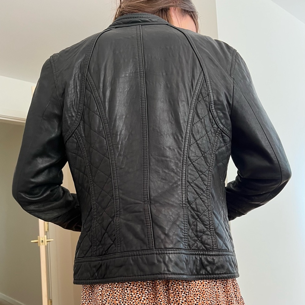 Michael Kors Black Leather Jacket